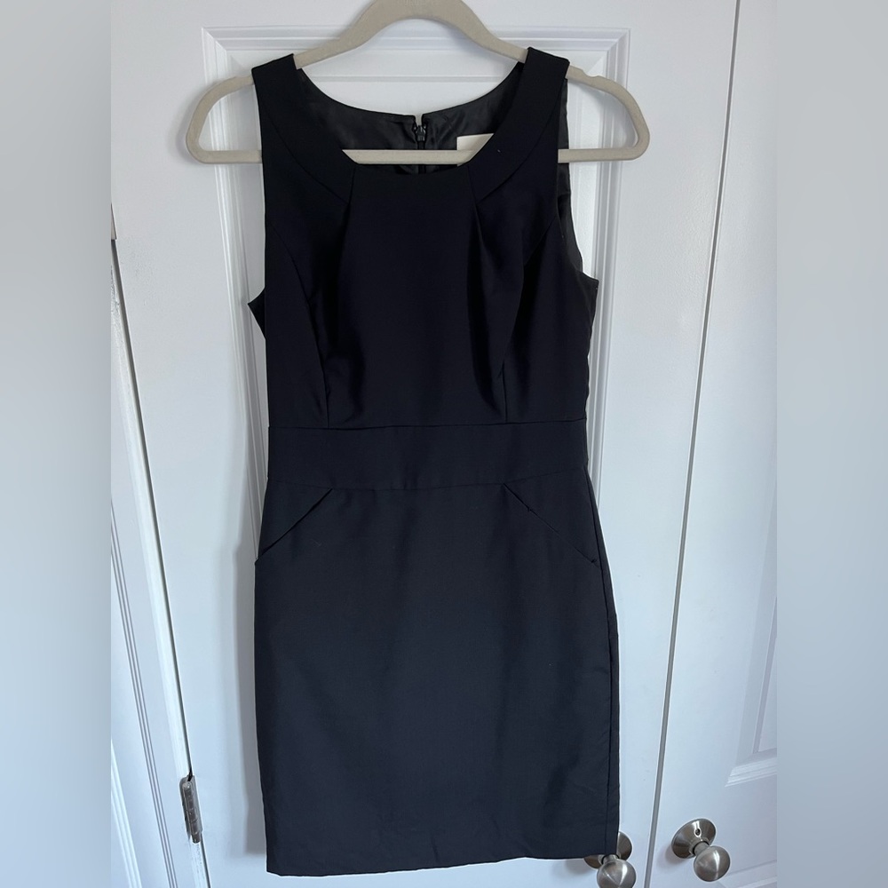J.Crew black dress; size 2, black